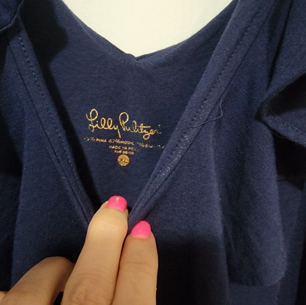 Navy Blue Lilly Pulitzer tank top